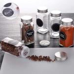 مجموعة مرطبانات التوابل الزجاجية - 1