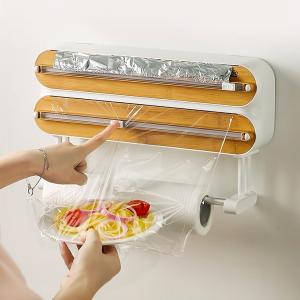 موزع تغليف مزدوج مع حامل للمناديل - 4