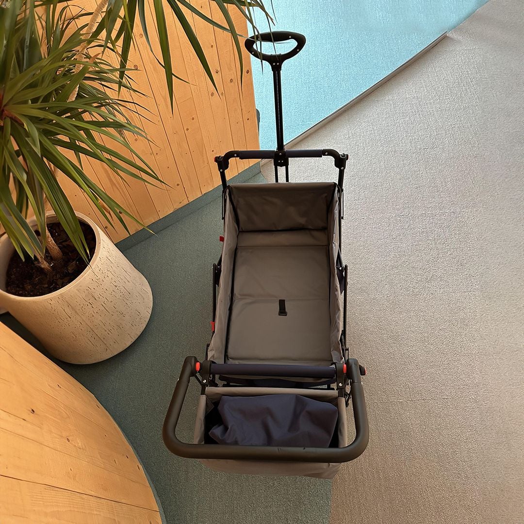 عربة تخييم مع مظلة بأربع عجلات	 - 3