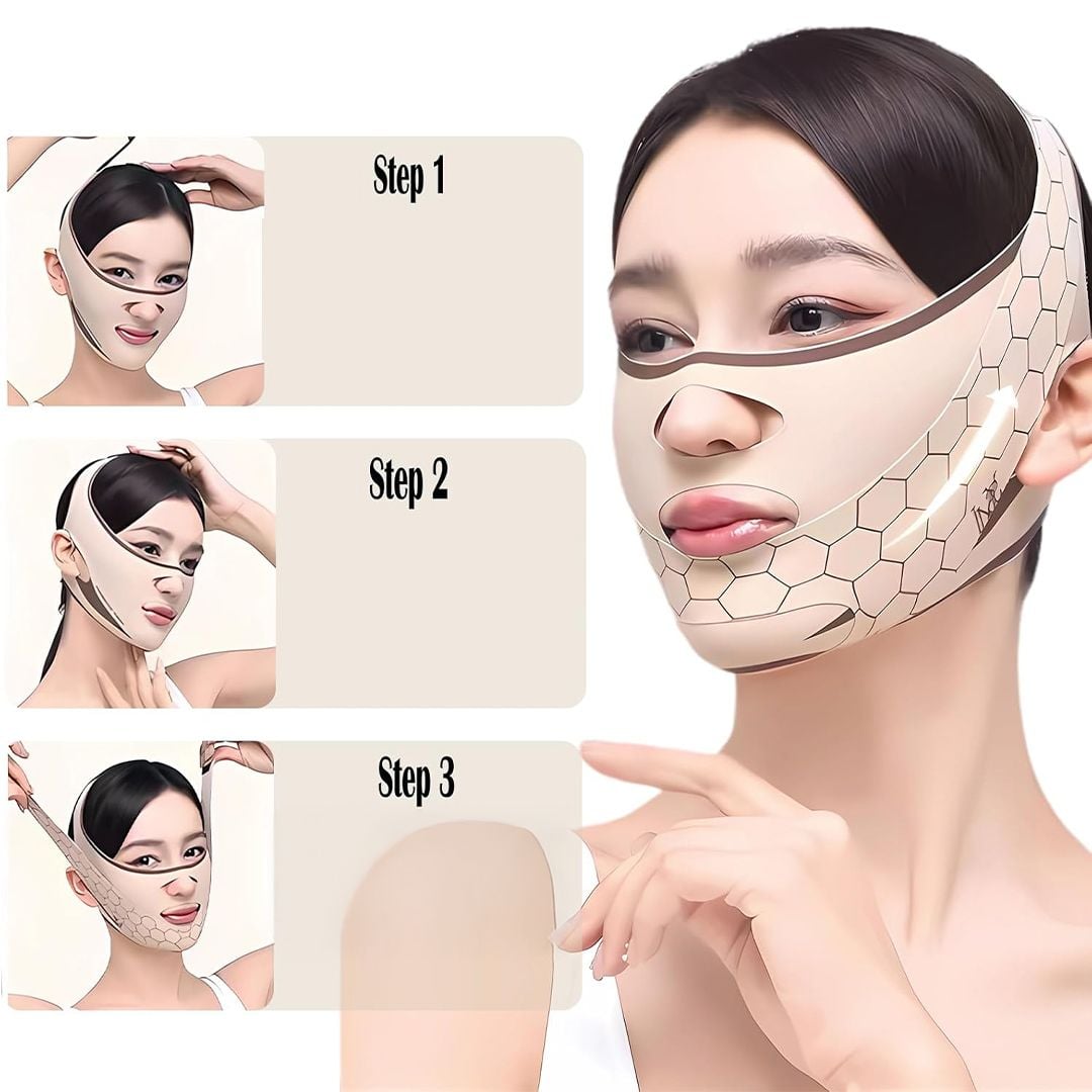 مشد تجميل لتحديد الوجه و الذقن - 9