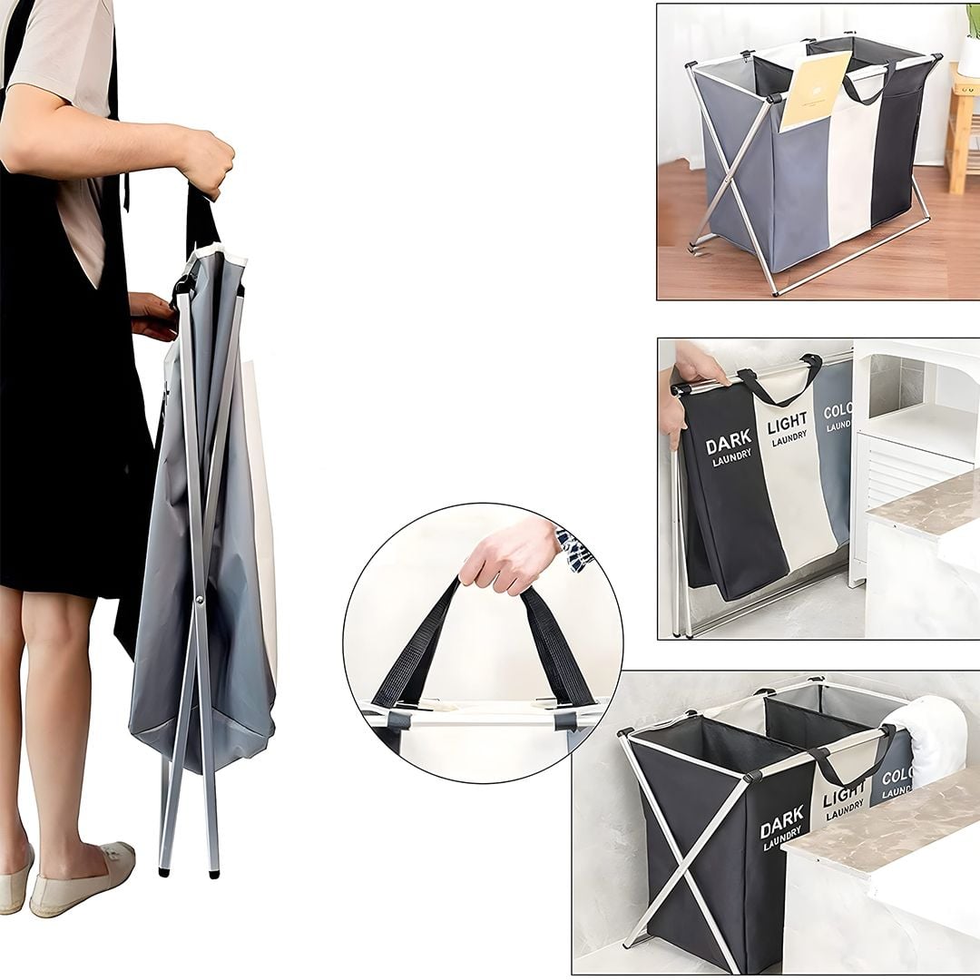 Three Section Laundry Basket product thumbnail 7