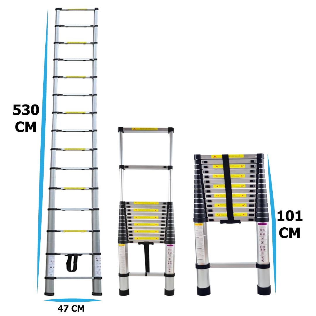 Telescopic Aluminum Ladders 15 steps product thumbnail 4