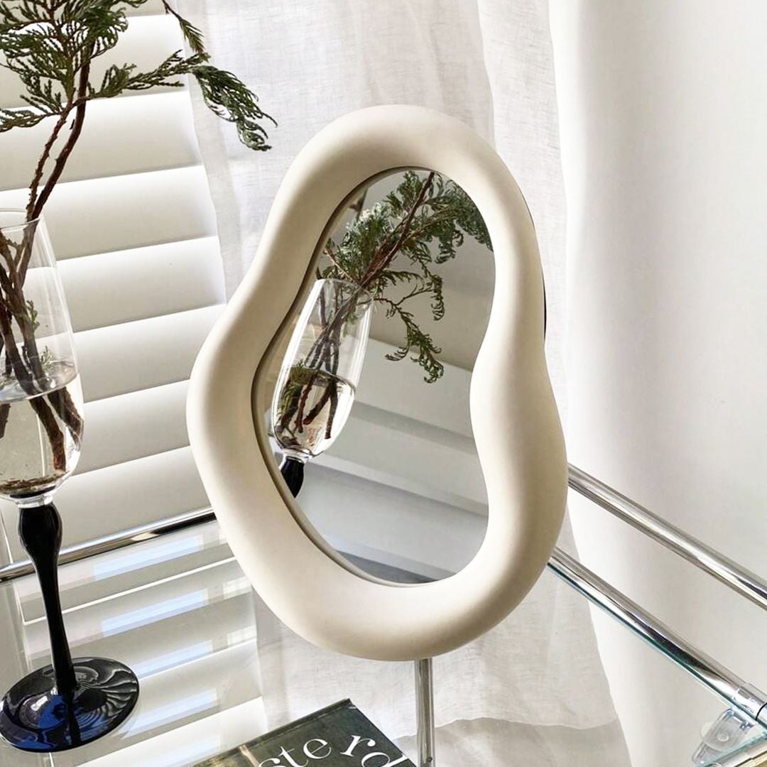 مراة محمولة بتصميم مموج - 16