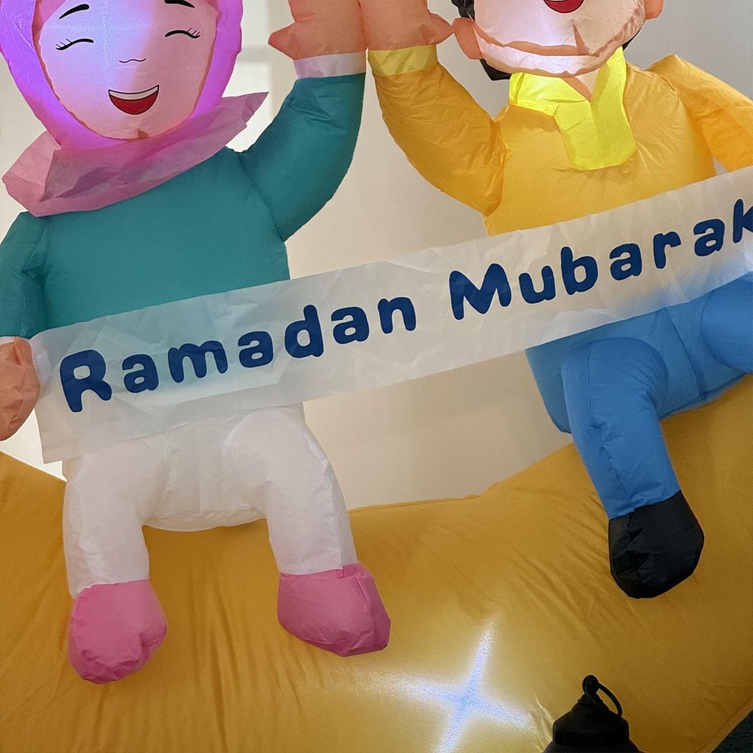 مُجسم الهلال المضيء القابل للنفخ - 6