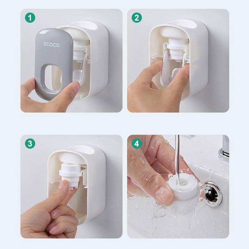 Toothpaste Dispenser with Magnetic Toothbrush Holder product thumbnail 16