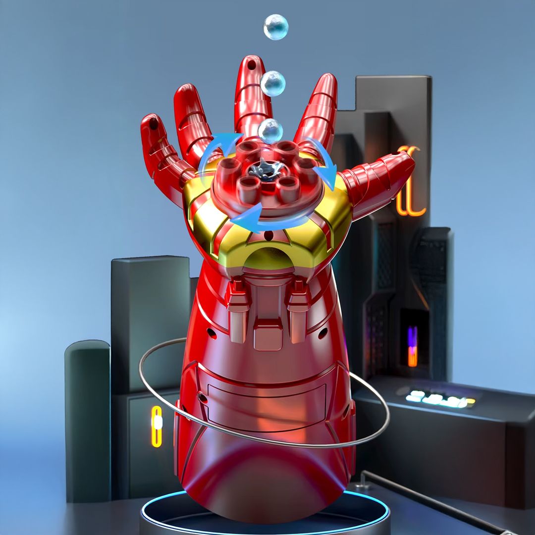 Iron Man Bubble Water Gun Arm - 8