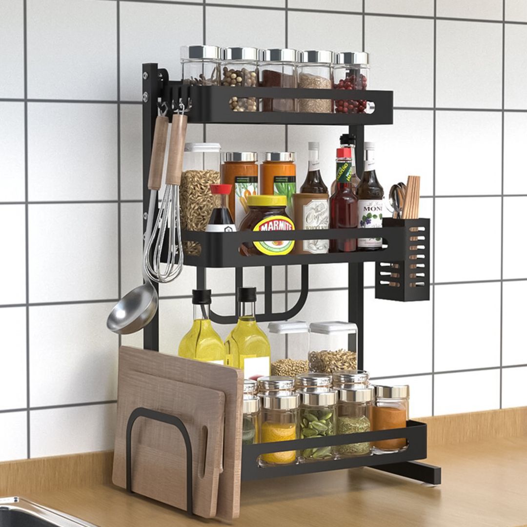 رفوف تنظيم المطبخ 3 رف - 21