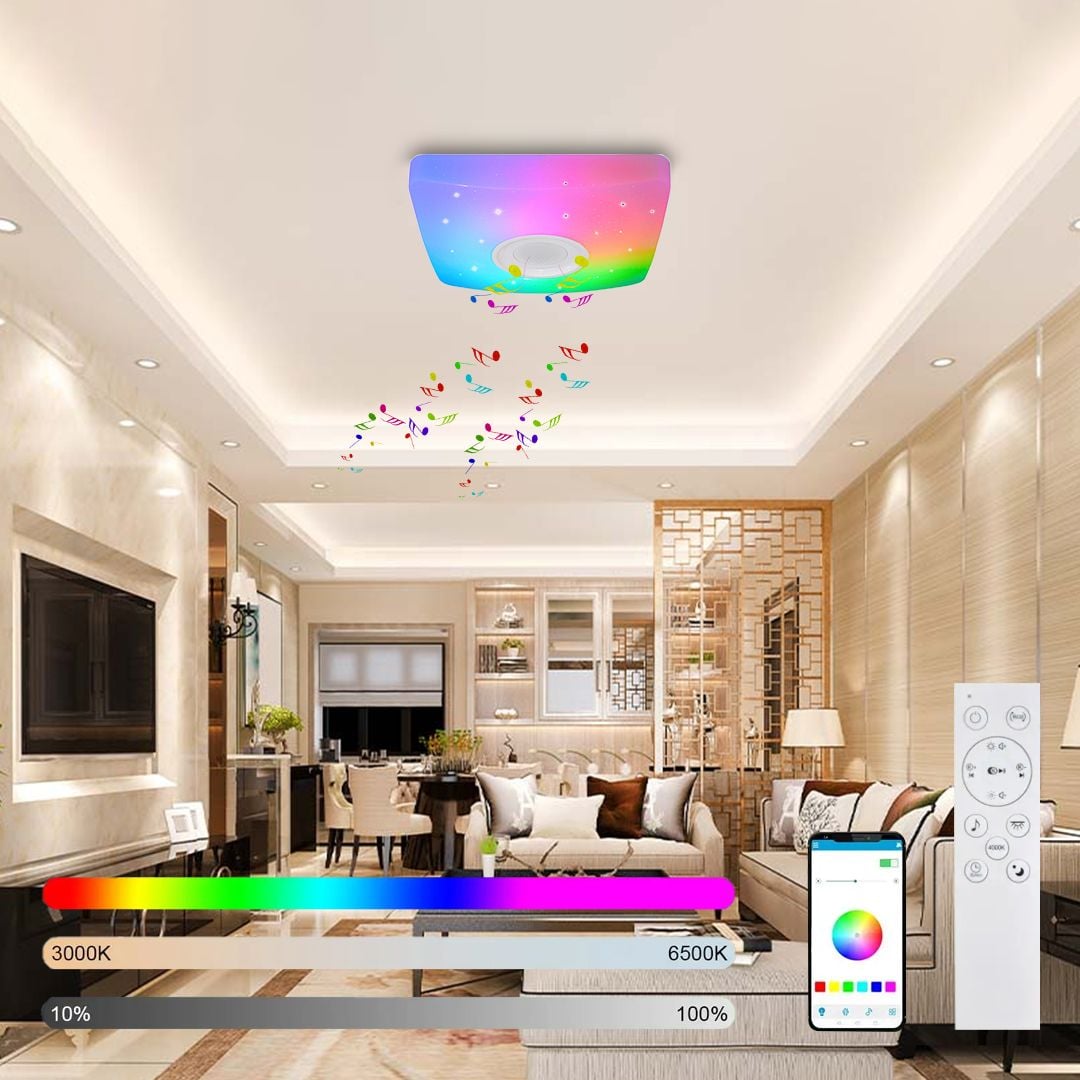 LED Ceiling Light With Music product thumbnail 3