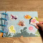 كتاب ملصقات الكائنات البحرية التعليمي - 2