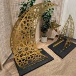 ديكور هلال رمضاني ذهبي فاخر من روح - 10