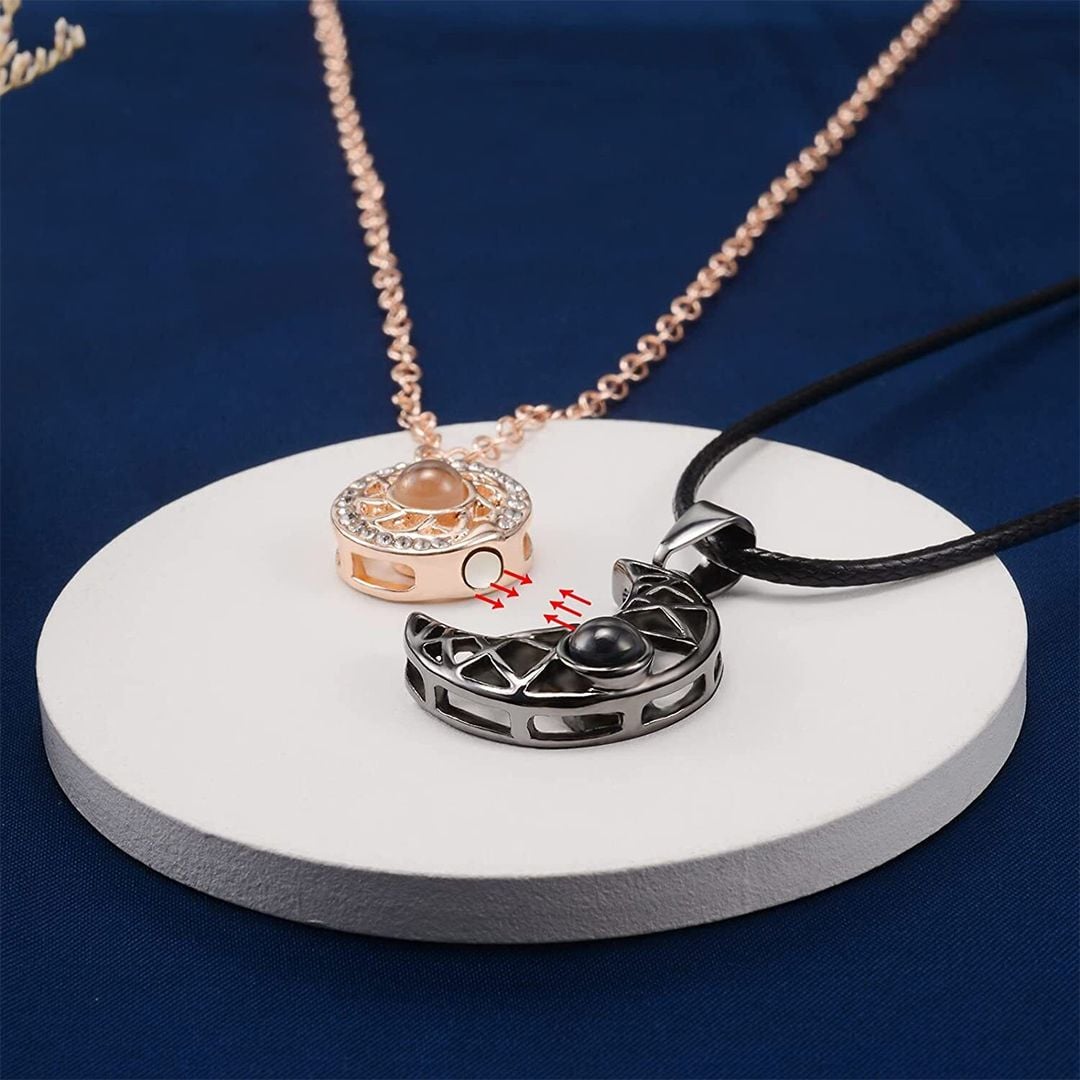 Sun and Moon Necklace for Couples product thumbnail 9