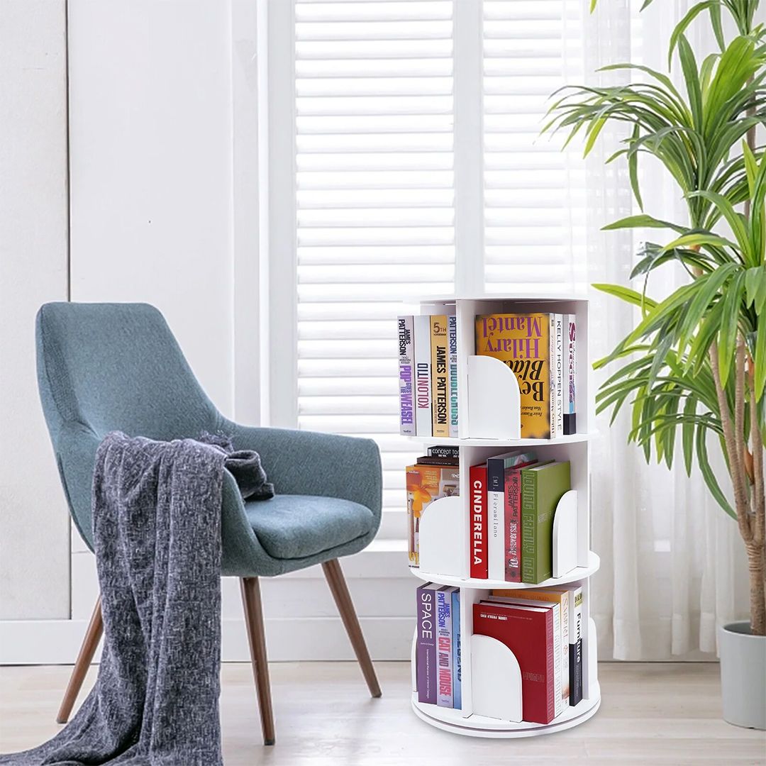 Wooden Library with Swivel Base- 3 Layers product thumbnail 10