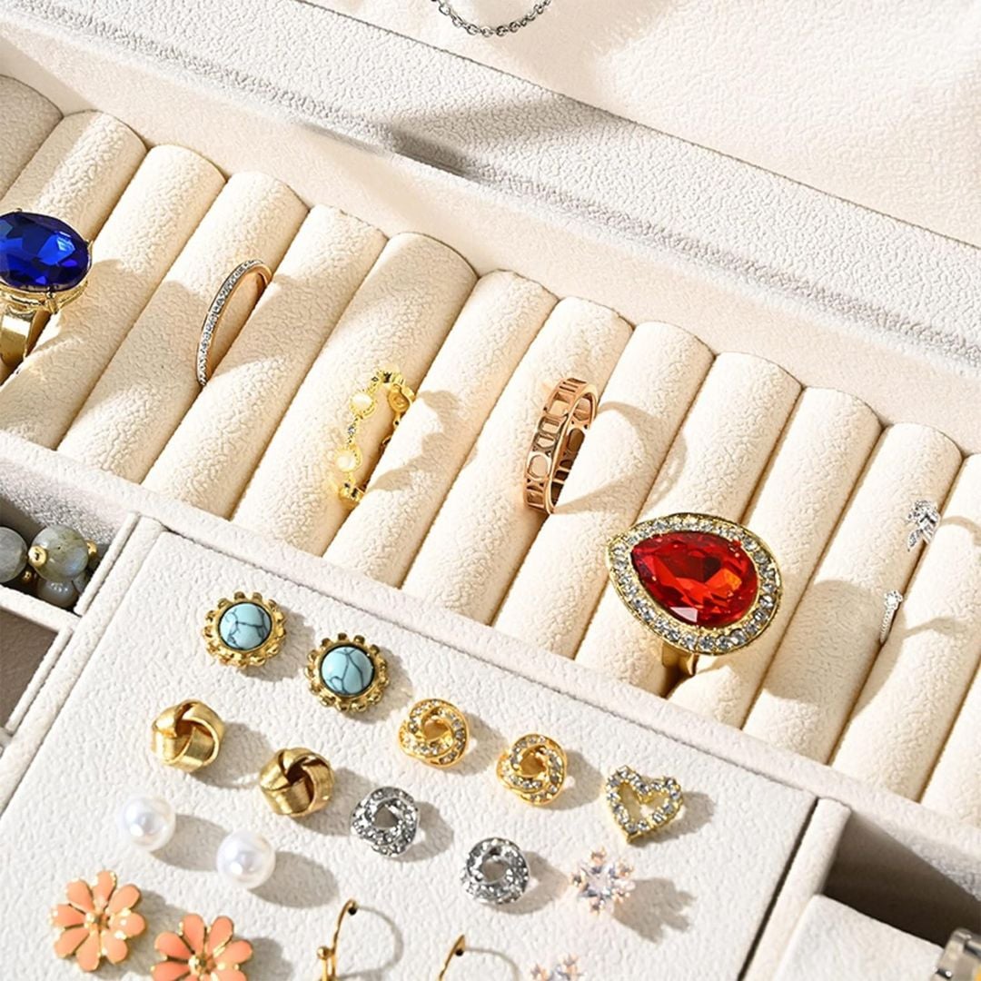 Three-Layer Retro Jewelry Box product thumbnail 9