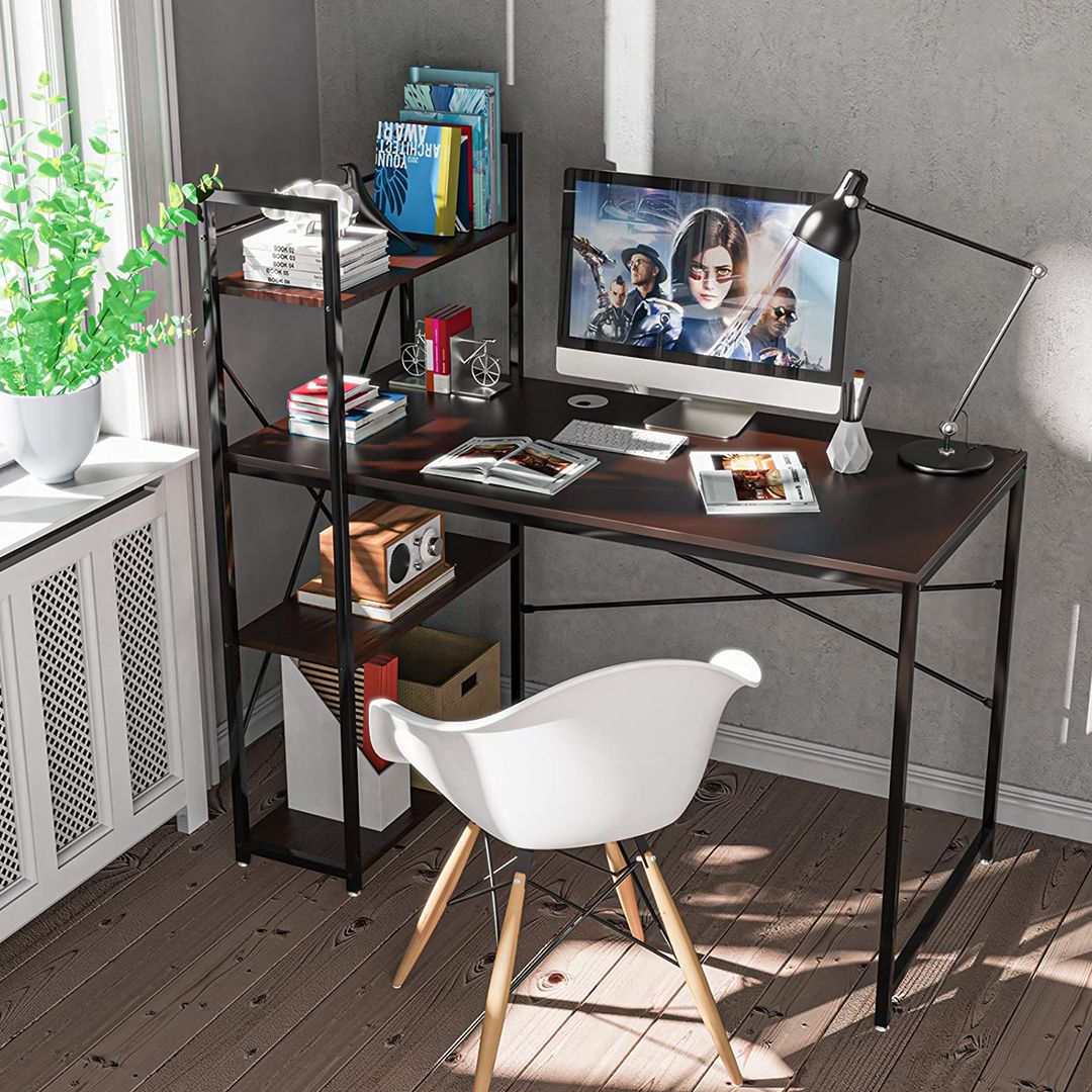 Computer Desk with Shelves 120 cm product thumbnail 10