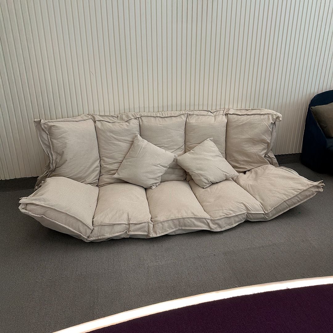 5 sections Relaxing Sofa Bed with Two Pillows product thumbnail 2