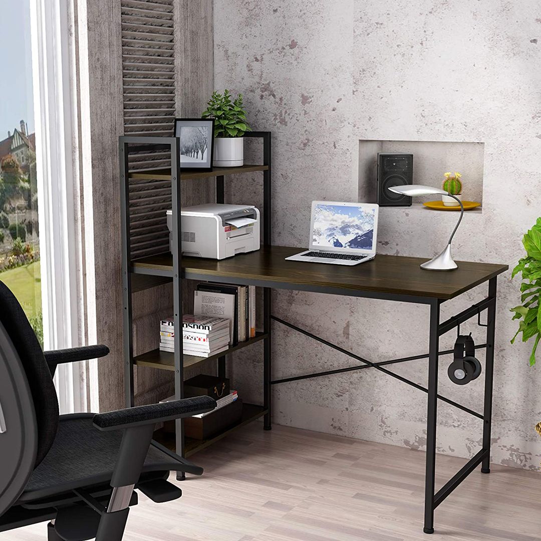 Computer Desk with Shelves 90 cm product thumbnail 11