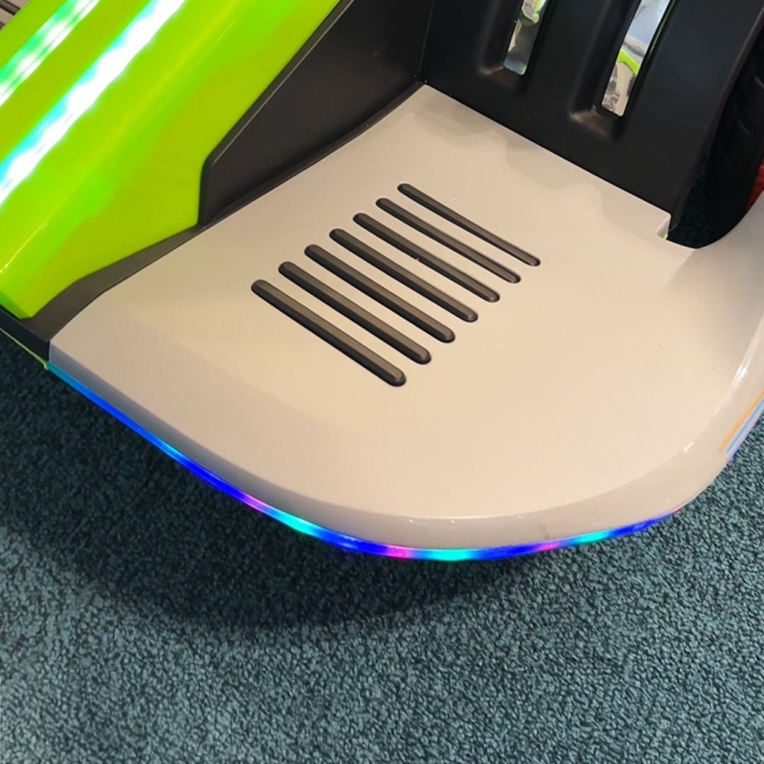 كرسي قيادة كهربائي للأطفال مع إضاءة ليزر تفاعلية - 8