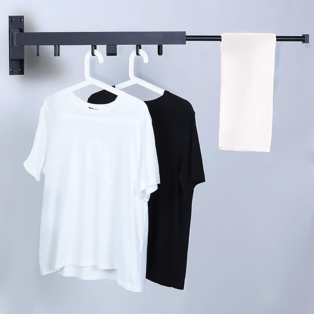 wall mounted clothes rack product thumbnail 14