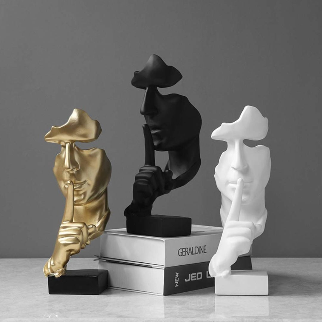 Silence is Gold Thinker Statue product thumbnail 14