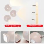 مصباح جداري LED بحساس و ريموت - 13