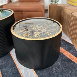 طقم طاولات بتصميم تروس ساعة فني فاخر - 5