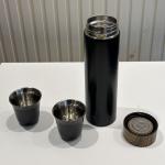 قارورة ماء مع فنجانين من الستانلس - 2