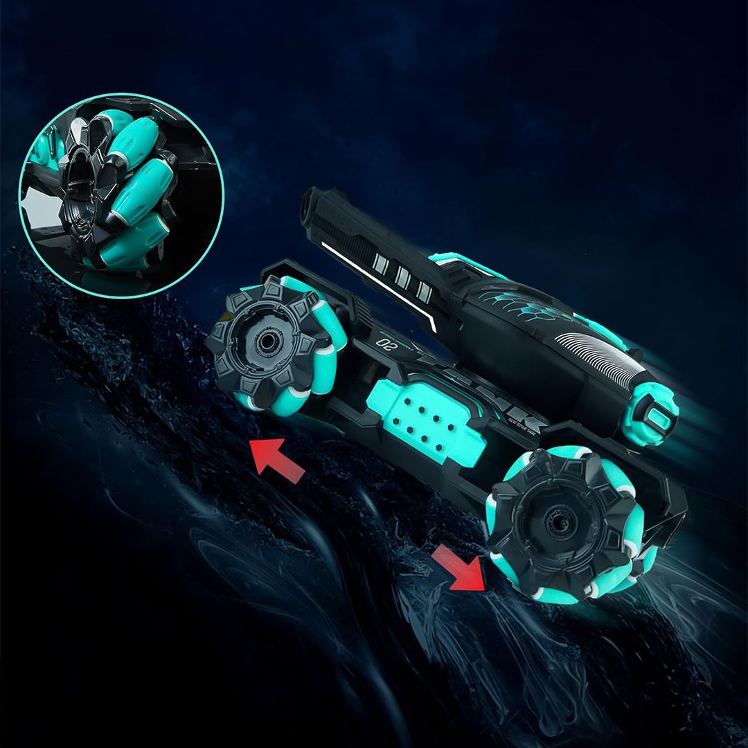 دبابة ريموت كنترول مع قاذف كرات الجل - 4