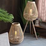 فانوس الشموع بتصميم ريفي - 75 سم - 1