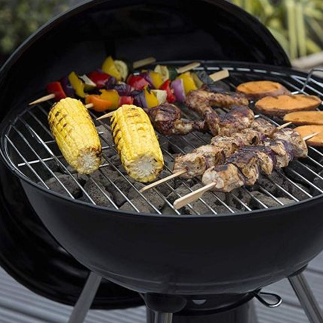 شواية الفحم للرحلات بغطاء علوي 92 سم - 3