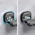 منشر معدني لتعليق الملابس قابل للطي - 4