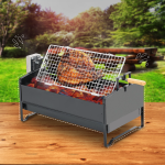 باربكيو محمول مع مشبك قابل للدوران - 19