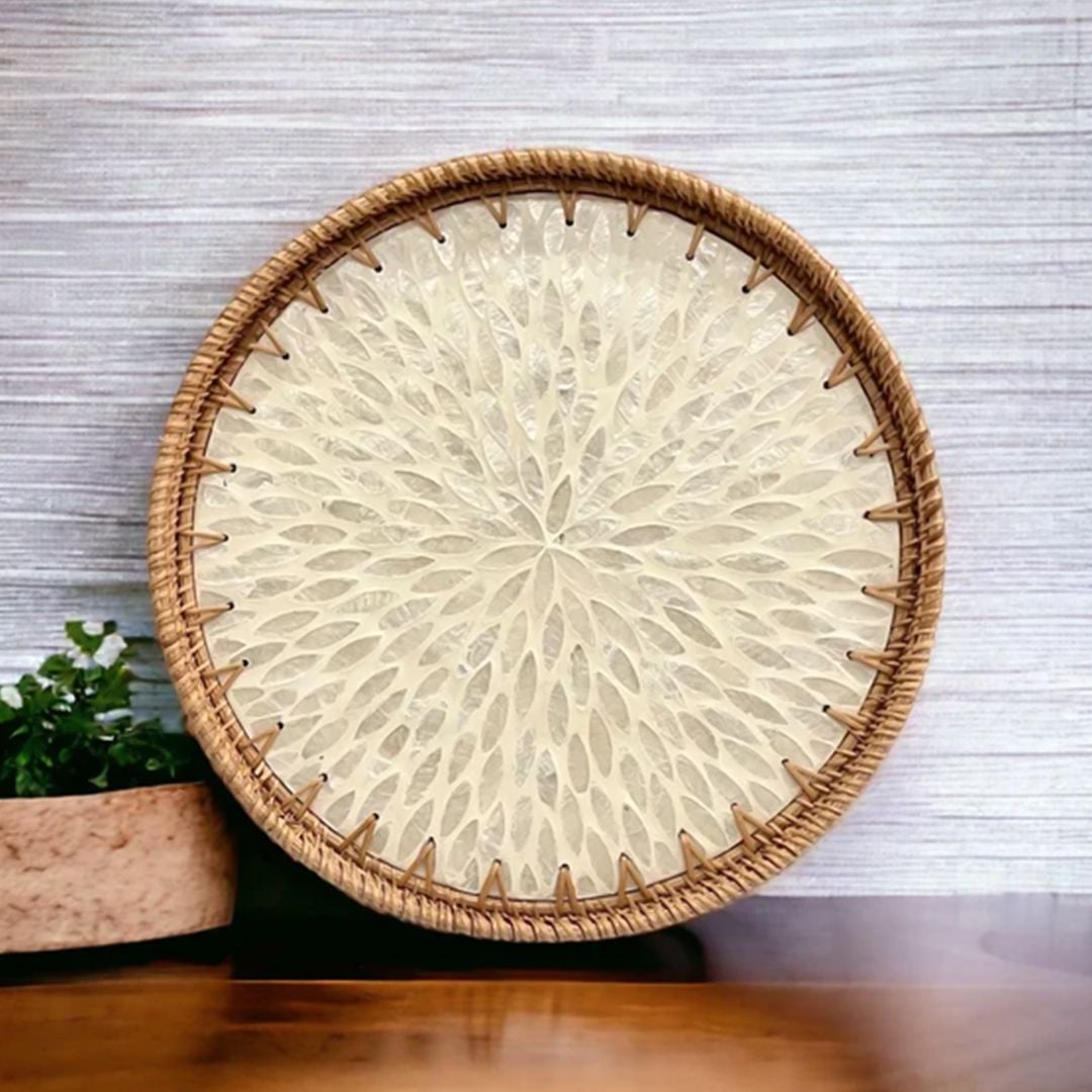 صواني دائرية من الخيزران - 9