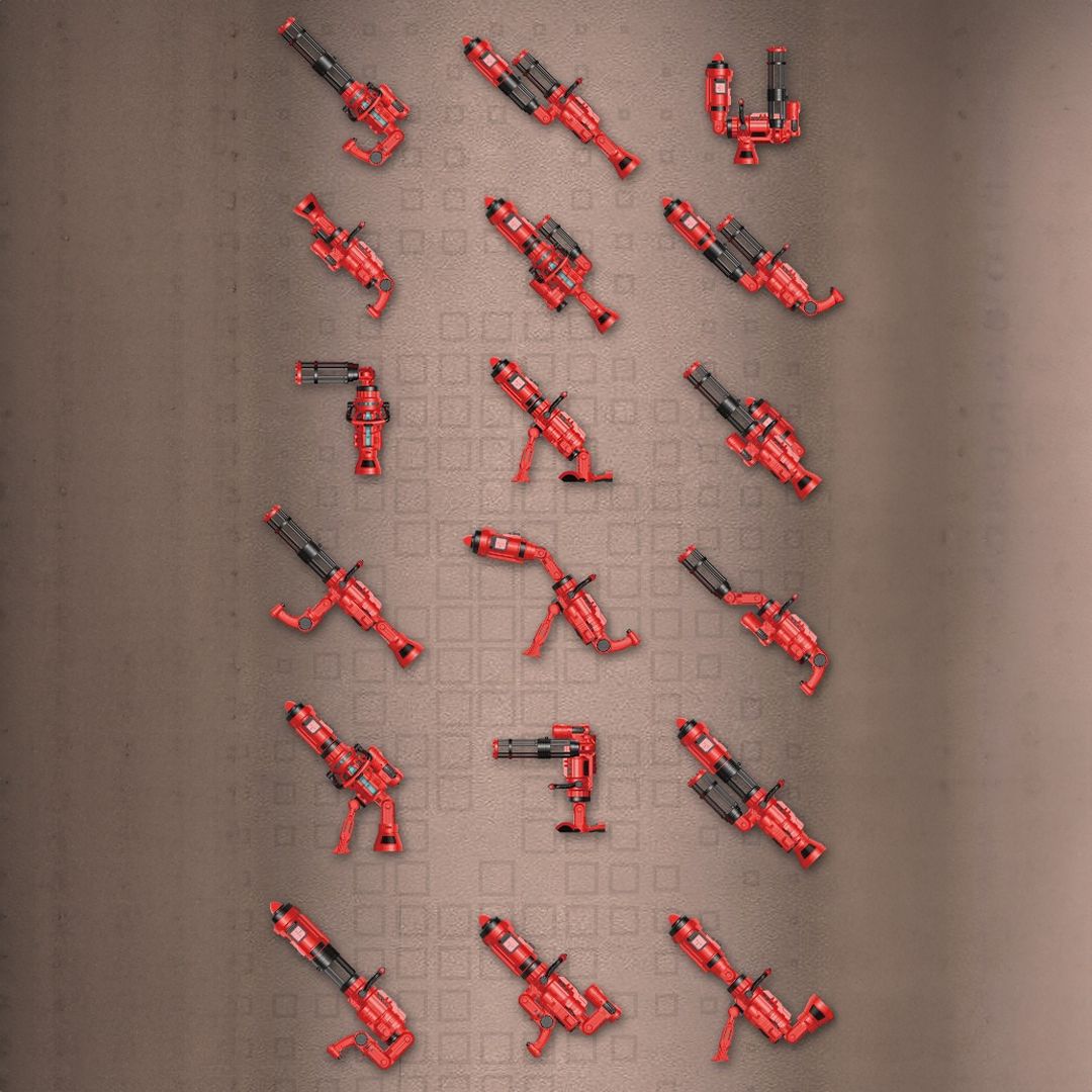 بندقية ورشاش رمي السهام الإسفنجية - 6