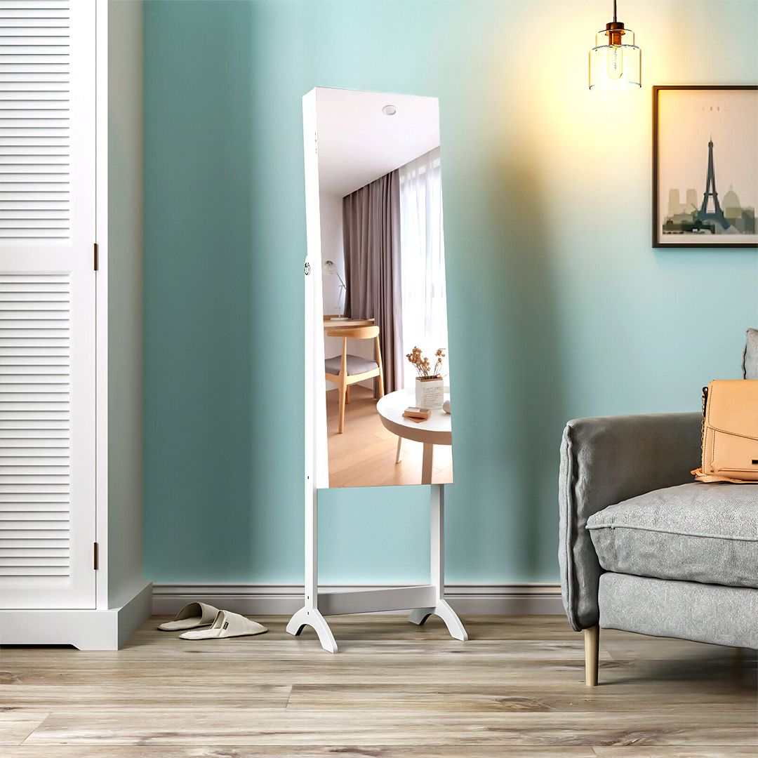 Floor Mirrored Jewelry Cabinet product thumbnail 2