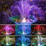 النافورة المُضيئة على الطاقة الشمسية - 1