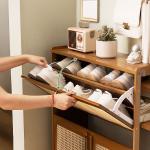 منظم خشبي للمدخل والأحذية - 5