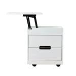 طاولة سرير جانبية بسطح متحرك - 6