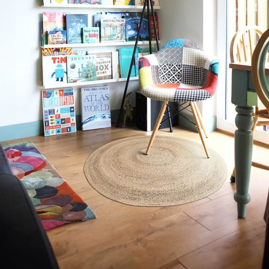 Round Straw Rug 100 CM product thumbnail 2