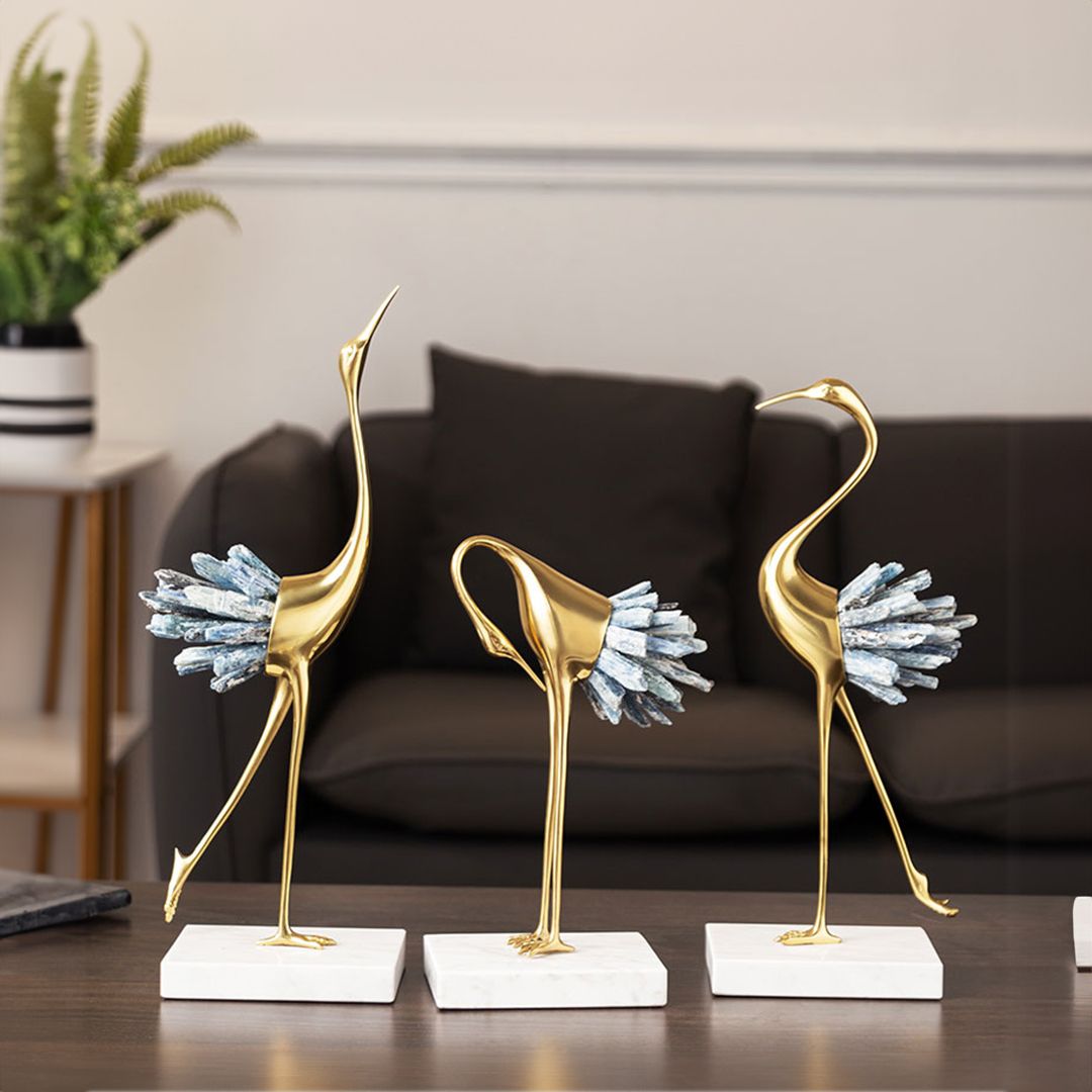 Flamingo Statues with Crystal Tail product thumbnail 2