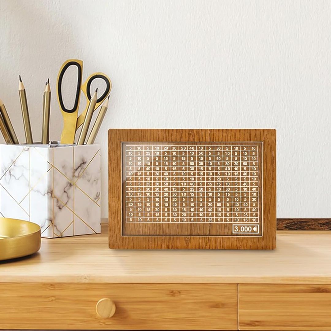 حصالة خشبية مع عداد - 10