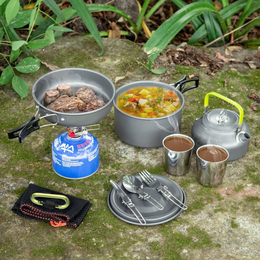 Camping Cookware Kit with stove product thumbnail 4