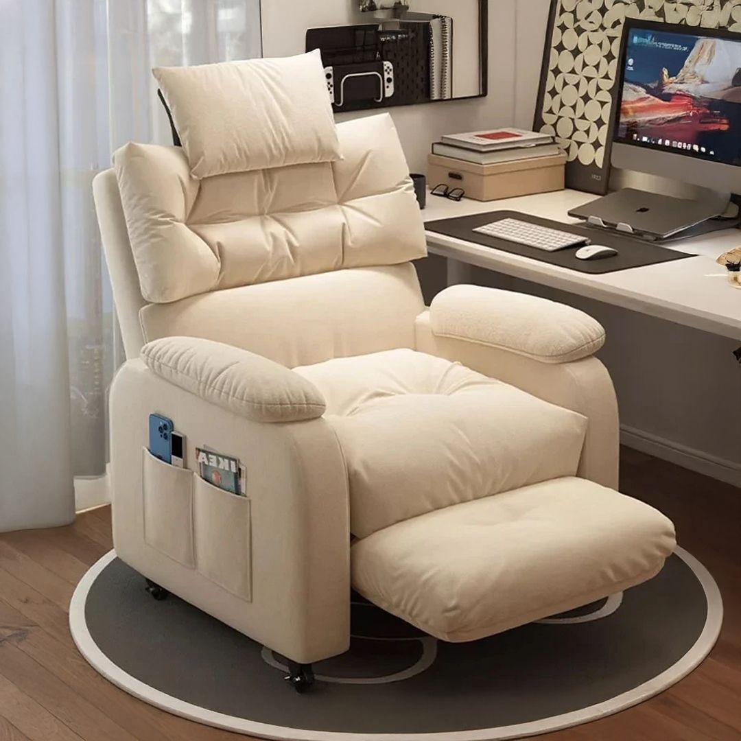 ريكلاينر مكتبي فاخر مع عجلات - 16