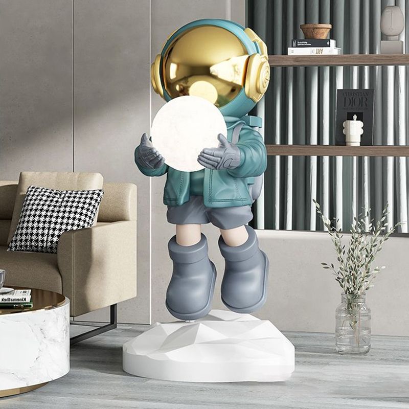 Astronaut Statue with Luminous Moon product thumbnail 5