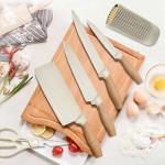 مجموعة سكاكين ستانلس مع حامل - 1