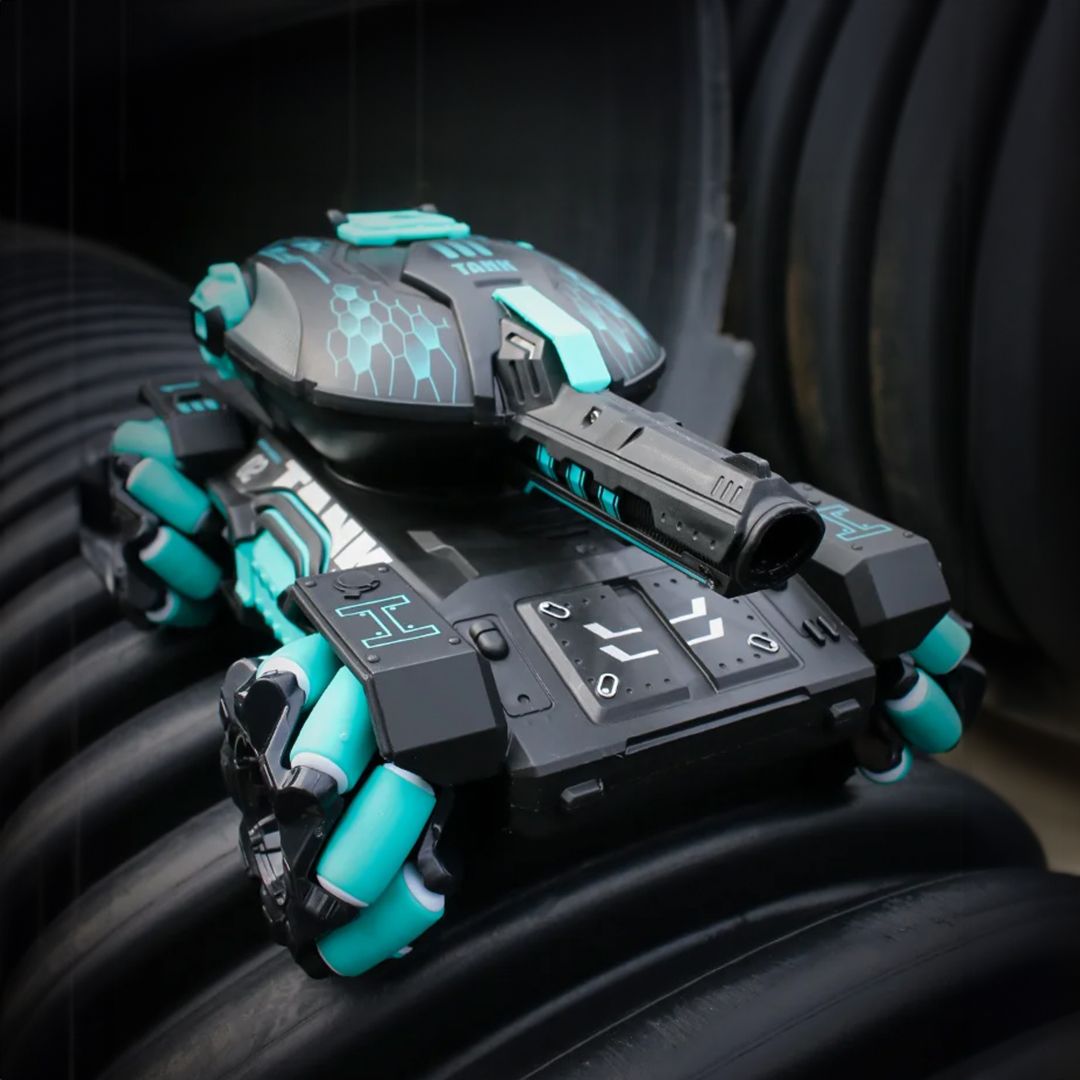 دبابة ريموت كنترول مع قاذف كرات الجل - 6