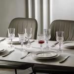 طقم تقديم كريستال مع ستاند للكؤوس - 7