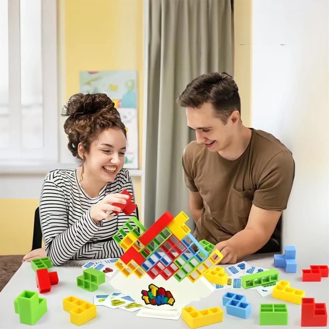 لعبة مكعبات البناء و التوازن - 14