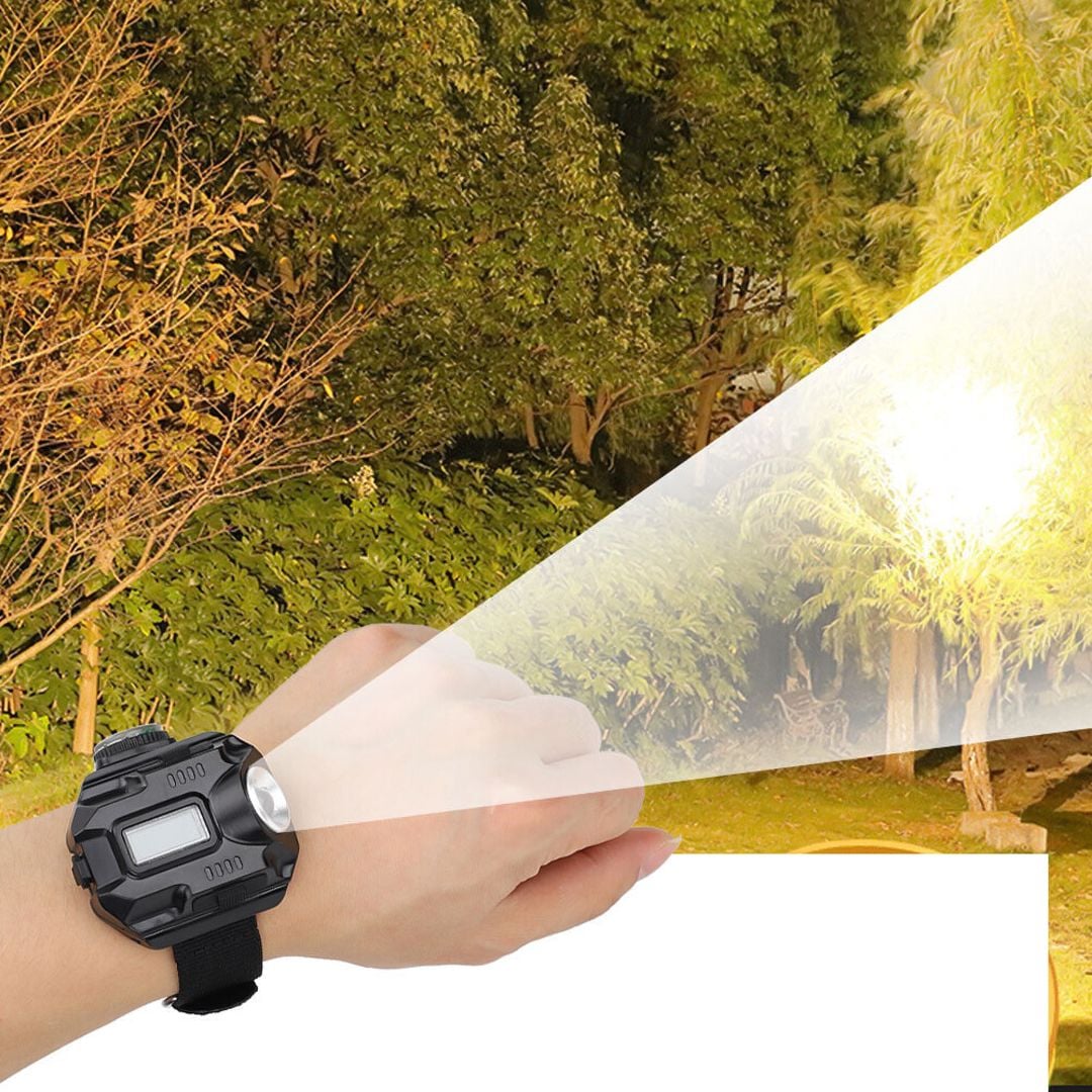 Rechargeable Wrist Watch With Flashlight product thumbnail 5