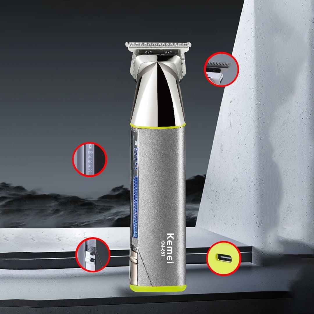 ماكينة الحلاقة الرجالية متعددة الرؤوس من KEMEI - 9