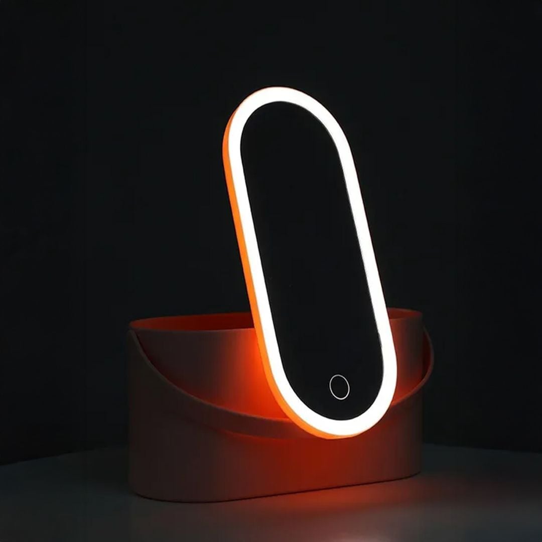 صندوق المكياج مع مرآة ليد - 5